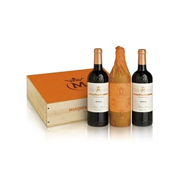 Marques de Murrieta Rioja Reserva Three Bottle Wooden Gift Box