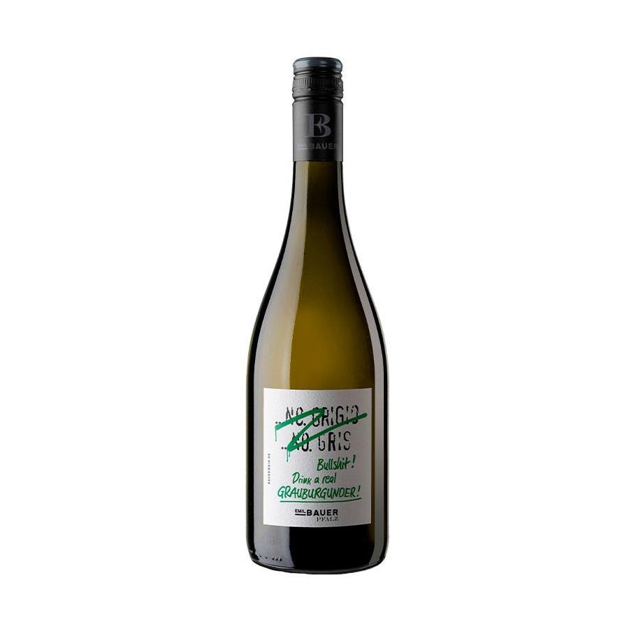 Emil Bauer 'Bullshit! Drink a Real Grauburgunder'