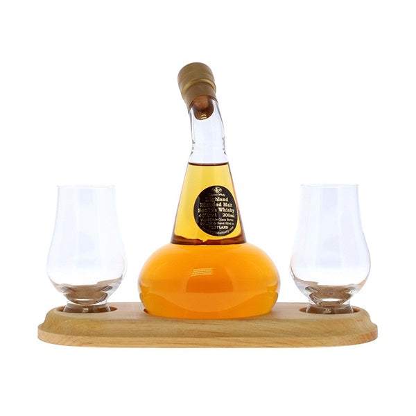 Highland Malt Pot Still & Glasses Gift Set
